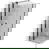 Mexen Mist T cabine de douche pivotante 85 x 85 cm, transparent, noir - 8A4T-085-085-70-00