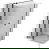 Mexen Mist T cabine de douche battante 100 x 90 cm, transparent, noir - 8A4T-100-090-70-00