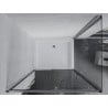 Mexen Apia cabine de douche coulissante 100 x 80 cm, transparent, chrome + receveur Rio - 840-100-080-01-00-4510