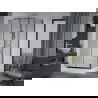 Mexen Apia cabine de douche coulissante 120 x 80 cm, transparent, chrome + receveur Rio - 840-120-080-01-00-4510