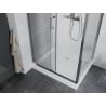 Mexen Apia cabine de douche coulissante 120 x 90 cm, transparent, chrome + receveur Rio - 840-120-090-01-00-4510