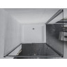 Mexen Apia cabine de douche coulissante 120 x 90 cm, transparent, chrome + bac à douche Rio - 840-120-090-01-00-4510