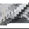 Mexen Apia cabine de douche coulissante 120 x 80 cm, rayures, chrome + receveur Rio - 840-120-080-01-20-4510