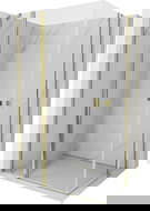 Mexen Mist Duo cabine de douche pivotante 95 x 85 cm, transparent, or - 8A4-095-085-50-00