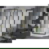 Cabine de douche coulissante Mexen Apia 120 x 90 cm, transparante, or + receveur Rio - 840-120-090-50-00-4510