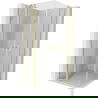 Cabine de douche pivotante Mexen Mist Duo 100 x 100 cm, transparent, or brossé - 8A4-100-100-55-00