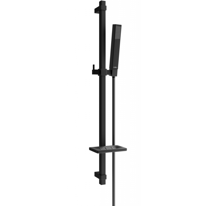 Ensemble de douche coulissant Mexen DQ77, noir - 785774581-70