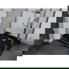 Mexen Apia cabine de douche coulissante 100 x 70 cm, transparent, chrome + receveur plat, noir - 840-100-070-01-00-4070