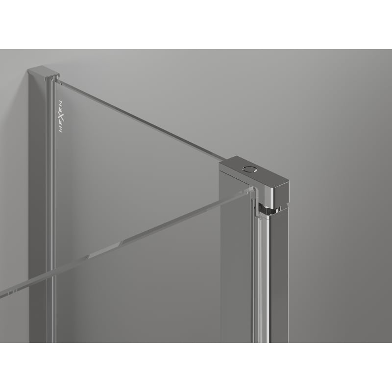 Mexen Mist T cabine de douche pivotante 95 x 80 cm, transparent, chrome - 8A4T-095-080-01-00