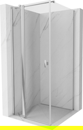 Mexen Mist T cabine de douche pivotante 70 x 70 cm, transparent, chrome - 8A4T-070-070-01-00