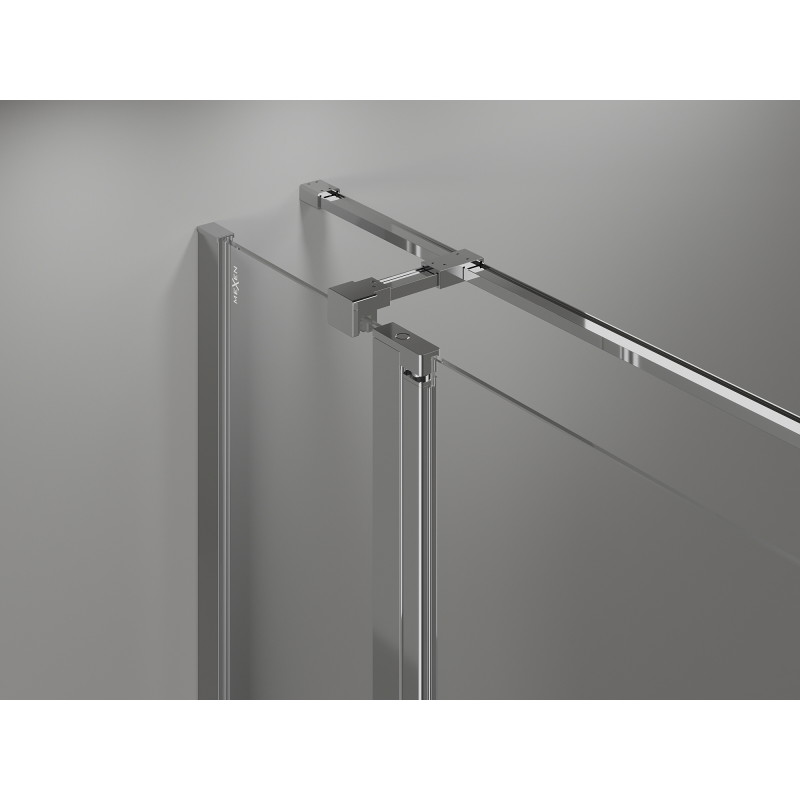 Mexen Mist T cabine de douche pivotante 100 x 80 cm, transparent, chrome - 8A4T-100-080-01-00
