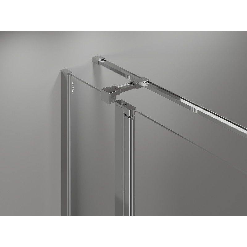 Mexen Mist T cabine de douche pivotante 95 x 110 cm, transparent, chrome - 8A4T-095-110-01-00