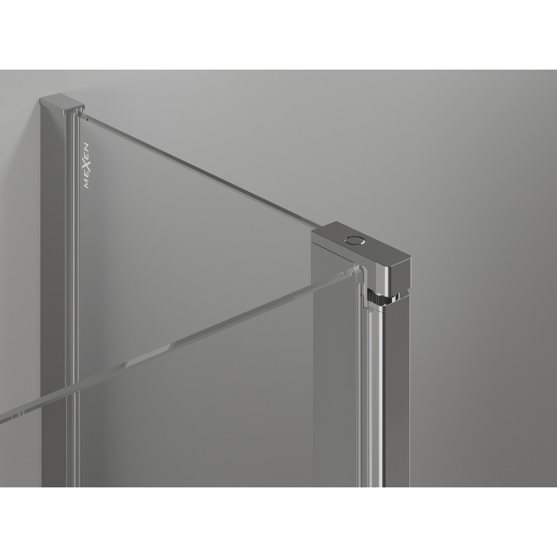 Mexen Mist T cabine de douche pivotante 95 x 110 cm, transparent, chrome - 8A4T-095-110-01-00