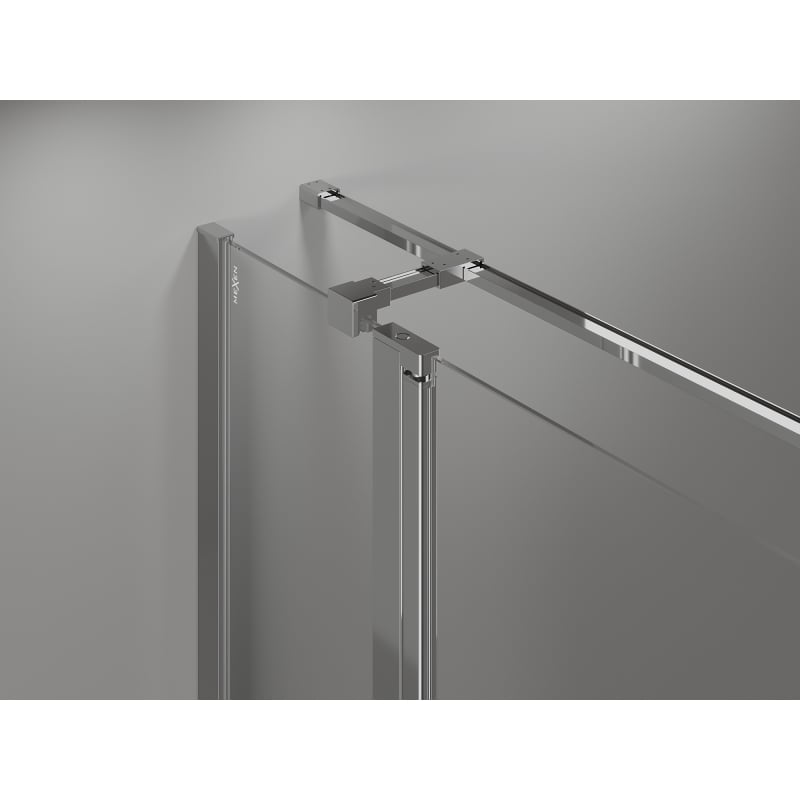 Mexen Mist T cabine de douche pivotante 75 x 120 cm, transparent, chrome - 8A4T-075-120-01-00
