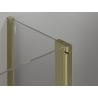 Mexen Mist T cabine de douche pivotante 85 x 80 cm, transparent, or - 8A4T-085-080-50-00