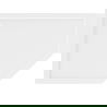Bac à douche pentagonal slim gauche Mexen Flow 90 x 80 cm, blanc brillant - 46P108090L
