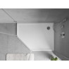Mexen Flow receveur pentagonal slim droit 90 x 80 cm, blanc brillant - 46P108090R