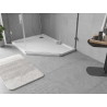 Mexen Flow receveur de douche pentagonal slim gauche 100 x 80 cm, blanc brillant - 46P108010L