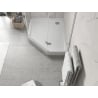 Mexen Flow+ receveur de douche pentagonal gauche 90 x 80 cm, blanc brillant - 46P108090LH