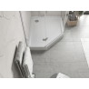 Mexen Flow+ receveur de douche pentagonal droit 90 x 80 cm, blanc brillant - 46P108090RH