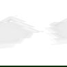 Mexen Flow+ receveur de douche pentagonal gauche 100 x 80 cm, blanc brillant - 46P108010LH