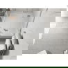 Mexen Flow+ receveur de douche pentagonal gauche 100 x 80 cm, blanc brillant - 46P108010LH