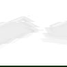 Mexen Flow+ receveur de douche pentagonal droit 100 x 80 cm, blanc brillant - 46P108010RH