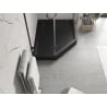 Mexen Flow+ receveur de douche pentagonal droit 100 x 90 cm, noir mat - 46P709010RH