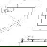 Mexen Flow+ receveur de douche semi-circulaire asymétrique gauche 100 x 80 cm, noir mat - 46Q708010LH