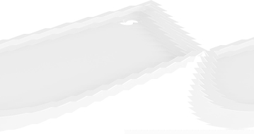 Mexen Flow+ receveur de douche semi-circulaire asymétrique droit 100 x 90 cm, blanc brillant - 46Q109010RH