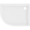Mexen Flow+ receveur de douche semi-circulaire asymétrique droit 100 x 90 cm, blanc brillant - 46Q109010RH