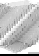 Mexen Mist L Douche oscillante Duo 95 x 90 cm, transparent, chrome - 8A4L-095-090-01-00