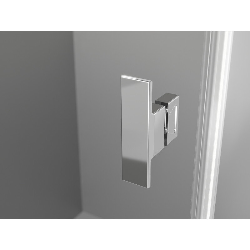 Mexen Mist L Duo cabine de douche pivotante 105 x 90 cm, transparent, chrome - 8A4L-105-090-01-00