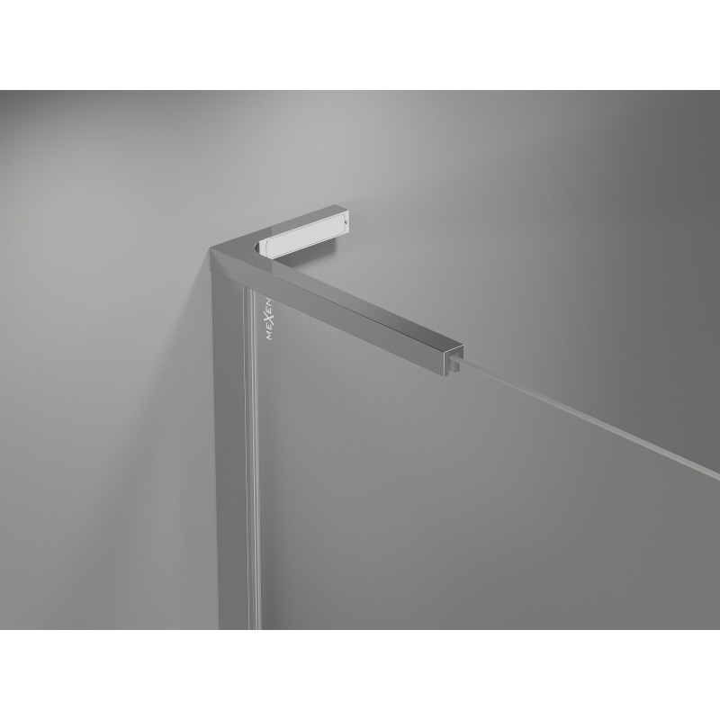 Mexen Mist L Duo cabine de douche pivotante 105 x 95 cm, transparent, chromé - 8A4L-105-095-01-00