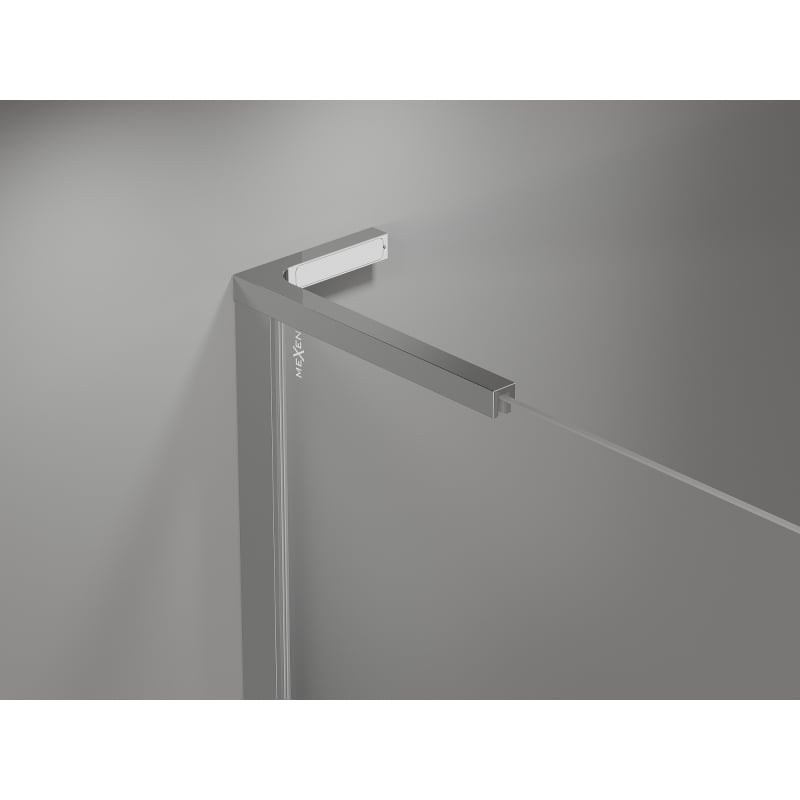 Mexen Mist L Duo cabine de douche pivotante 120 x 100 cm, transparent, chromé - 8A4L-120-100-01-00