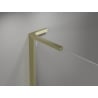 Mexen Mist L Duo cabine de douche pivotante 120 x 100 cm, transparent, doré - 8A4L-120-100-50-00