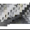 Mexen Apia cabine de douche coulissante 100 x 100 cm, transparent, or + receveur plat, blanc - 840-100-100-50-00-4010G