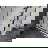 Mexen Apia cabine de douche coulissante 100 x 100 cm, transparent, or + receveur plat, blanc - 840-100-100-50-00-4010G
