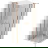 Mexen Mist L Duo cabine de douche battante 100 x 100 cm, transparent, cuivre brossé - 8A4L-100-100-65-00