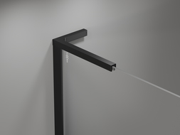 Kabine de douche pivotante Mexen Mist L Duo 100 x 90 cm, transparent, noir - 8A4L-100-090-70-00