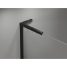 Mexen Mist L Duo cabine de douche pivotante 95 x 95 cm, grille noire, noir - 8A4L-095L-095P-70-77
