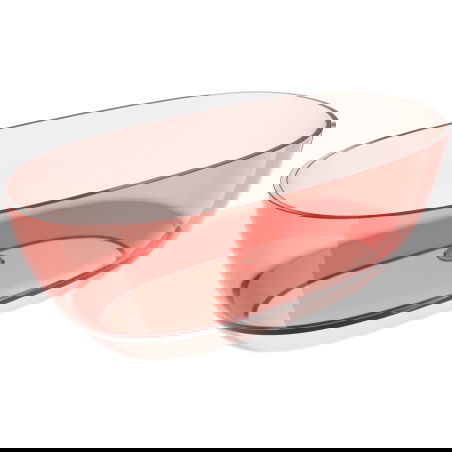 Mexen Pure bain autoportante transparente corail 170 x 80 cm, bonde chromée - 58071708004