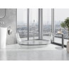 Mexen Pure baignoire autoportante transparente 170 x 80 cm, claire, bonde chromée - 58071708008