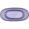 Mexen Pure baignoire autoportante transparente 170 x 80 cm, bleu ardoise foncé, bouchon chromé - 58071708010