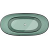 Mexen Pure baignoire autoportante transparente 170 x 80 cm, teal, bonde chromée - 58071708011