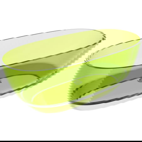 Mexen Pure lime baignoire autoportante transparente 170 x 80 cm, bouchon chromé - 58071708012