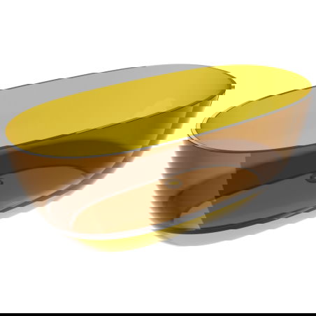 Mexen Pure honey baignoire autoportante transparente 170 x 80 cm, bouchon chromé - 58071708015