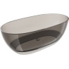Mexen Pure baignoire autoportante transparente 170 x 80 cm, bronze, bouchon chromé - 58071708018