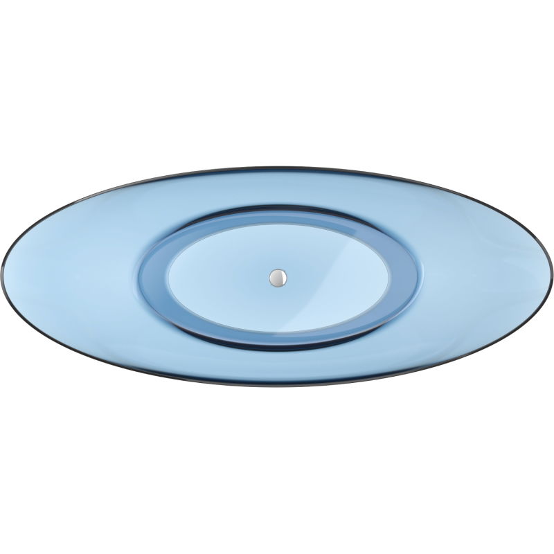 Mexen Vea denim baignoire autoportante transparente 180 x 80 cm, bonde chromée - 58091808007