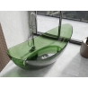 Mexen Vea forest baignoire autoportante transparente 180 x 80 cm, bouchon chromé - 58091808002